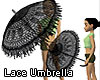 Lace Umbrella Black