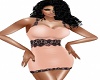 SS Peach n Black Lace