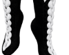SB B/White Long Socks