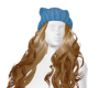 Blue Beanie Blonde