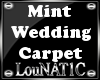 L| Mint Wedding Carpet