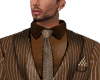 Brown Pinstrip Full Suit
