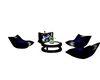 Blue Club Couch