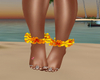 Malibu Flower Anklets