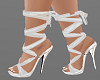 H/Lace Heels White
