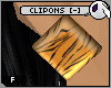 ~DC) ClipOns F [tiger]