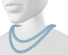 Vi Blue pearl necklace
