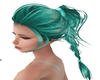 Teal Pony tail