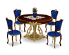 Elegant Blue&Gold table