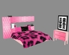 PinkCheetah Bed +Dresser