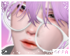 ♡ big glasses | white