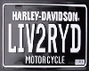 Harley bike plate