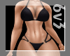 6v3| Black Latex Bikini
