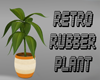 Retro Rubber Plant