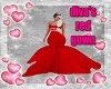 Diva's Red Gown
