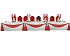 Wedding Head Table Red