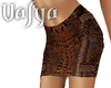 V| Brown Alligator Skirt
