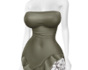 AS Ruffle Khaki Dress
