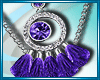 Tassels Necklace Purple