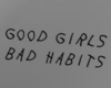 N! Good Girls Head Sign