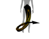 Black anubis tail