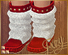 E. Xmas Boots Red&White