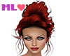 MLe Messy Updo Red