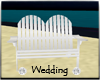 Beach Wedding Wht Bench