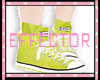 E| Green Converse Sneake