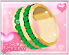 ! F. Wed Ring Emerald