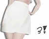 3! White Mini Skirts