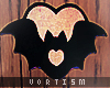 Orange Bat Heart ﹗