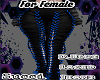 Laced Jeans Dark Blue
