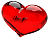 Heart- iloveyou sticker