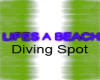Lifes a Beach diving  Fu