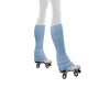 Skates with Blue Sock