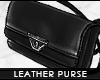 - leather purse -