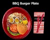BBQ Burger Plate