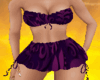 Purple Top +Skirt Pietra