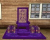 sm purple santa chair