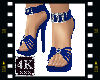 4K Diamond Shoes Blue