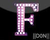 F Letters Pinks Lamps