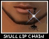 Lip Chain With Skull [M]