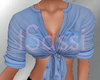 Crop Top Blue