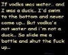 if i was a duck