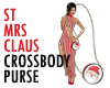 ST MRS CLAUS SANTA PURSE