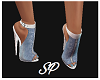 Denim Cute Heels