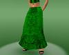 Velvet Bel Skirt Emerald