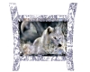 White wolf/Crystal frame