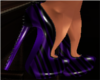 Purple/Blk Designer Heel